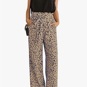 Cheetah print lounge pants.
